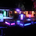 17. Glow Furniture Outdoor Setup + LED Dance Floor